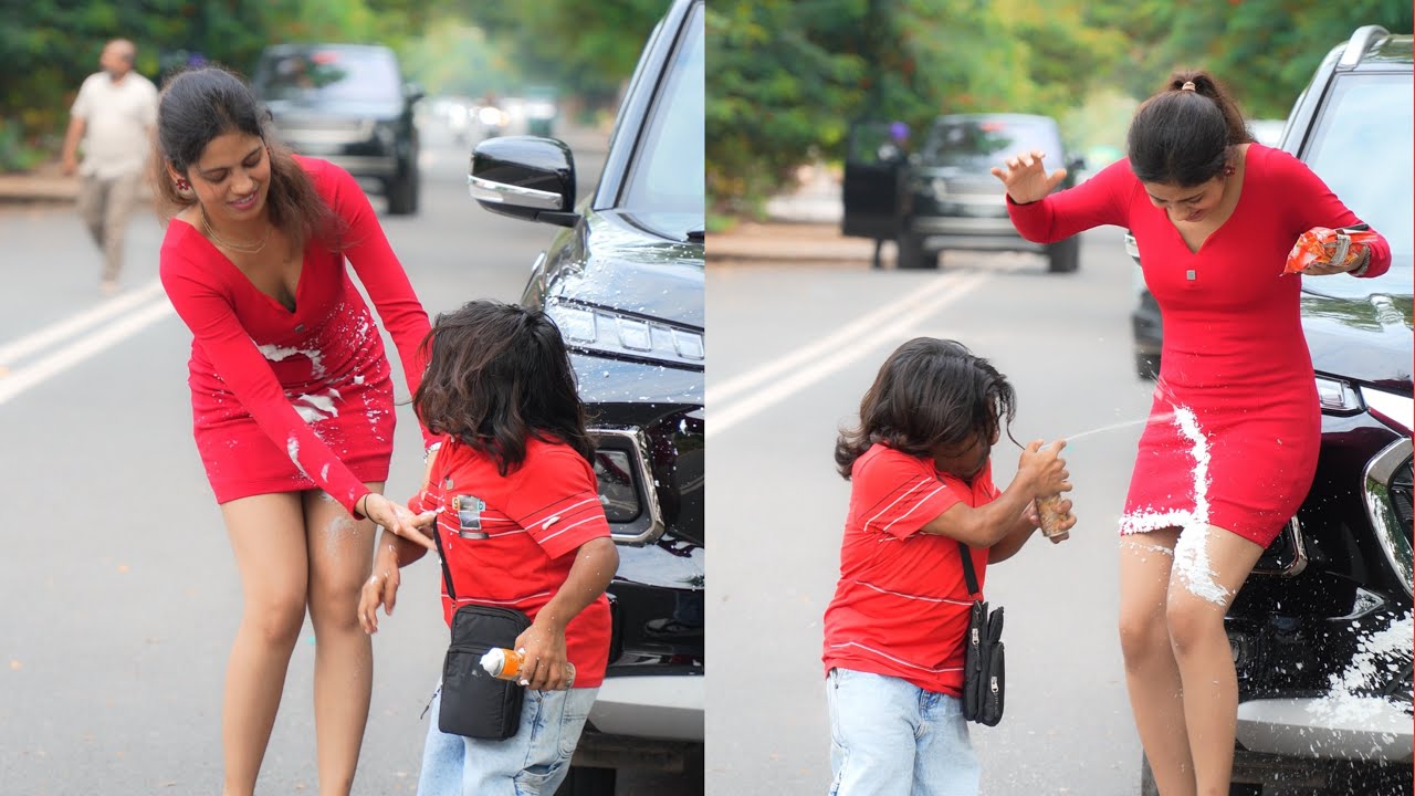 लड़की के साथ ये क्या हो गया 😳 | Prank On Cute Girl 🥰 | The Real Satish yard