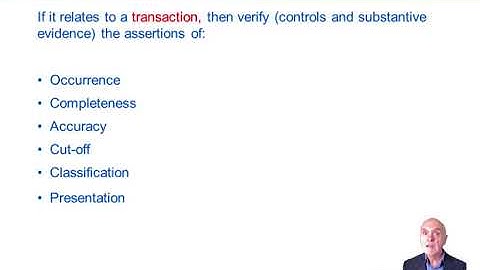 The Final Audit – the Assertions Revisited - ACCA Audit and Assurance (AA)
