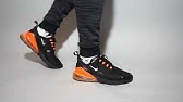 Nike Air Max 270 Black Total Orange Dc1938 001 Youtube Nike Air Max 270 Black Total Orange Dc1938 001 Youtube