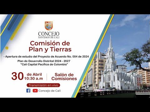 Comisión de Plan y Tierras,  Martes  30 de Abril 2024