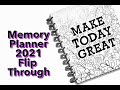 Memory Planner Flip Through 2021: Q3