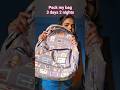 Pack to Srisailam Padayatra 2026🧳 #bagpacking #srisailam #padayatra #ytshortsindia #viral #trending