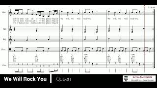 We Will Rock You - Queen (arreglo para aula-Orff)