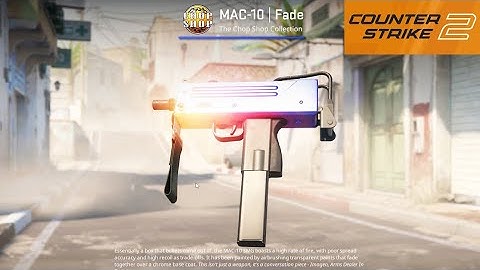 MAC-10 FADE CS2 (SKIN SHOWCASE)