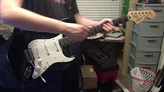 Playing my Guitar with A new Fender Mustang 1 IT SOUNDS AWESOME!!!