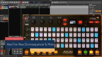 Akai Fire - New drum sequencer and much more (DrivenByMoss 17 for Bitwig / Reaper)