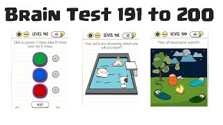 Brain Test 3 Level 191, 192, 193, Gameplay 
