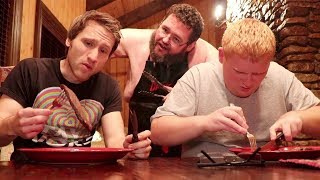 BOOGIE2988 TRIES TO EAT MCJUGGERNUGGETS!