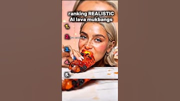 Ranking REALISTIC AI lava mukbangs!