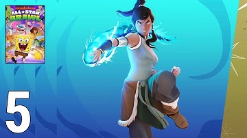 Nickelodeon All-Star Brawl Gameplay Walkthrough Part 5 - Korra Arcade Mode (PC HD)