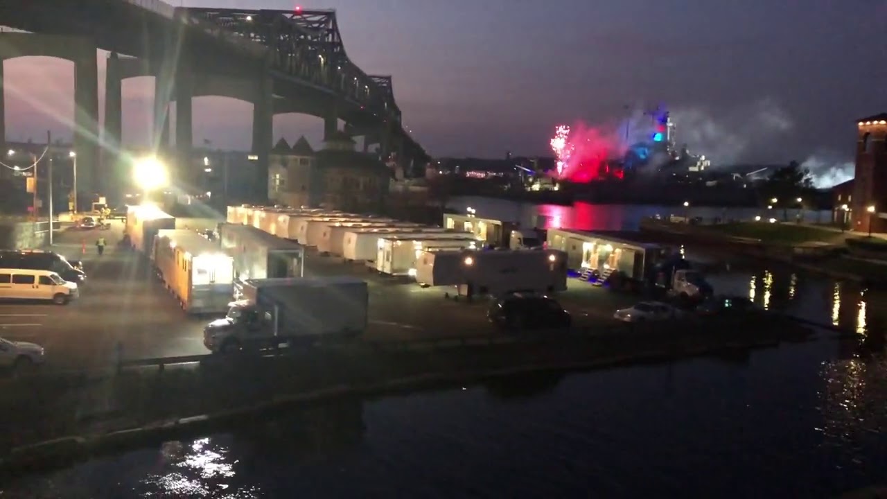 Fireworks Over The Fall River U.S. Massachusetts YouTube