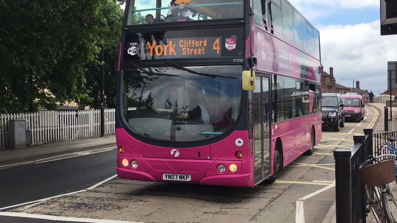 First Bus York 37255 At York Railway Station On 4 To York Clifford Street YouTube
