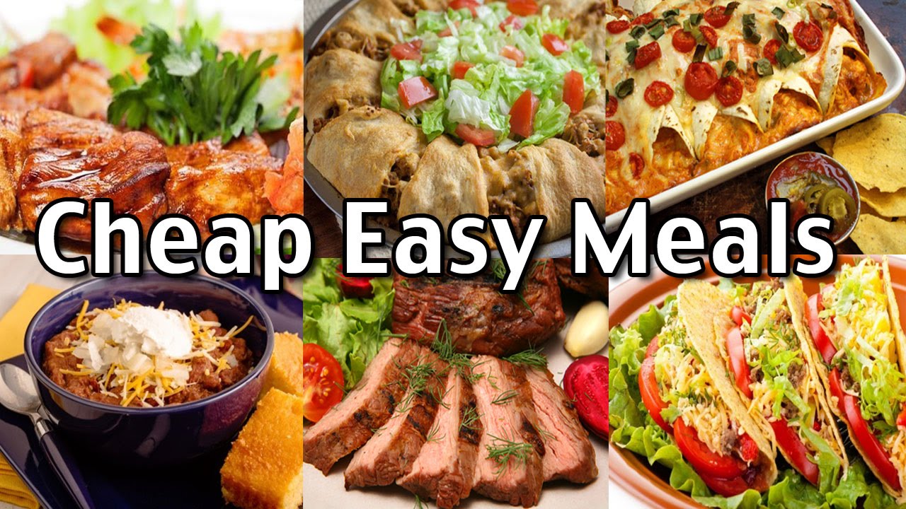 Cheap Easy Meals - YouTube