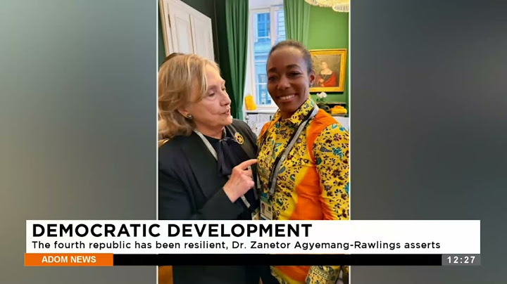 DEMOCRATIC DEVELOPMENT: The fourth republic has been resilient Dr  Zanetor Agyemang  Rawlings assert