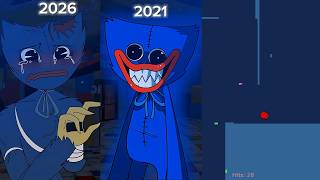 2026 vs 2021 Huggy Wuggy Nostalgic ❤️ | Bouncing Square Cover