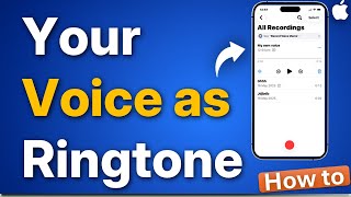 How to use your own voice recording as Ringtone in iPhone  screenshot 1