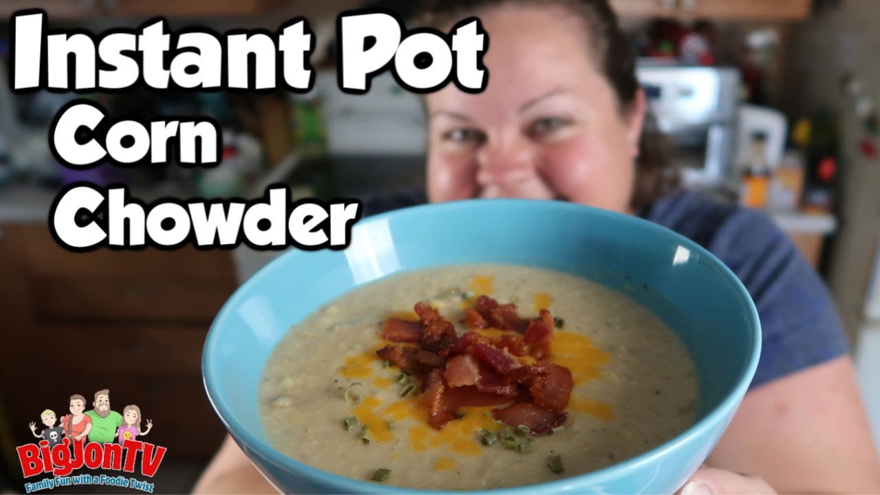Instant Pot Corn Chowder || What's Cookin' Wednesday