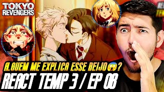 MUITO TRISTE! 😭 React Tokyo Revengers EP. 8 Temporada 3 