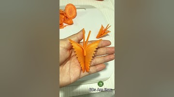 SÁNG TẠO CON BƯỚM TỪU CÀ RỐT