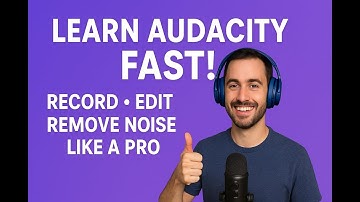Audacity Full Tutorial for Beginners (2025) | Record, Edit & Remove Background Noise Easily!