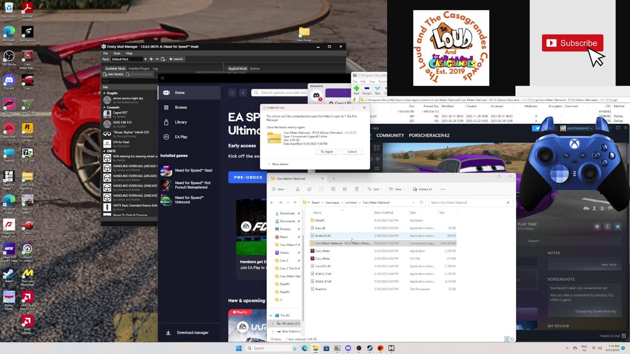 adding mods on cars mater national