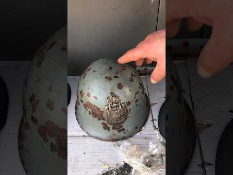 КАСКИ ВРЕМЕН 2 Мировой войны, Вьетнамской войны, ГДР на УДЕЛЬНОЙ #артлавка #барахолка #антиквар