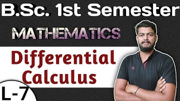 L-7. Differential Calculus. Limit and Continuity of 1 variable function. bsc 1st semester math.