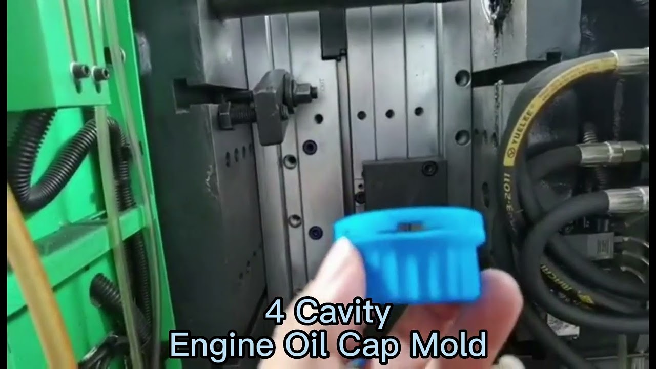 4Cavity Engine Oil Cap Mold