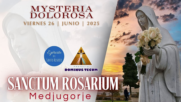 EN VIVO SANTO ROSARIO DE HOY DESDE MEDJUGORJE VIERNES 27 DE JUNIO 2025 ¡EN LATÍN! SANCTUM ROSARIUM