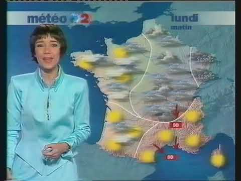 Météo France 2 du 15 mars 1998 (Isabelle Martinet)