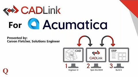 Seamless Engineering to ERP Integration  - CADLink for Acumatica | Webinar