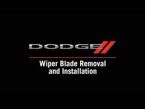 Wiper Blade Removal and Installation | How To | 2020 Dodge Journey