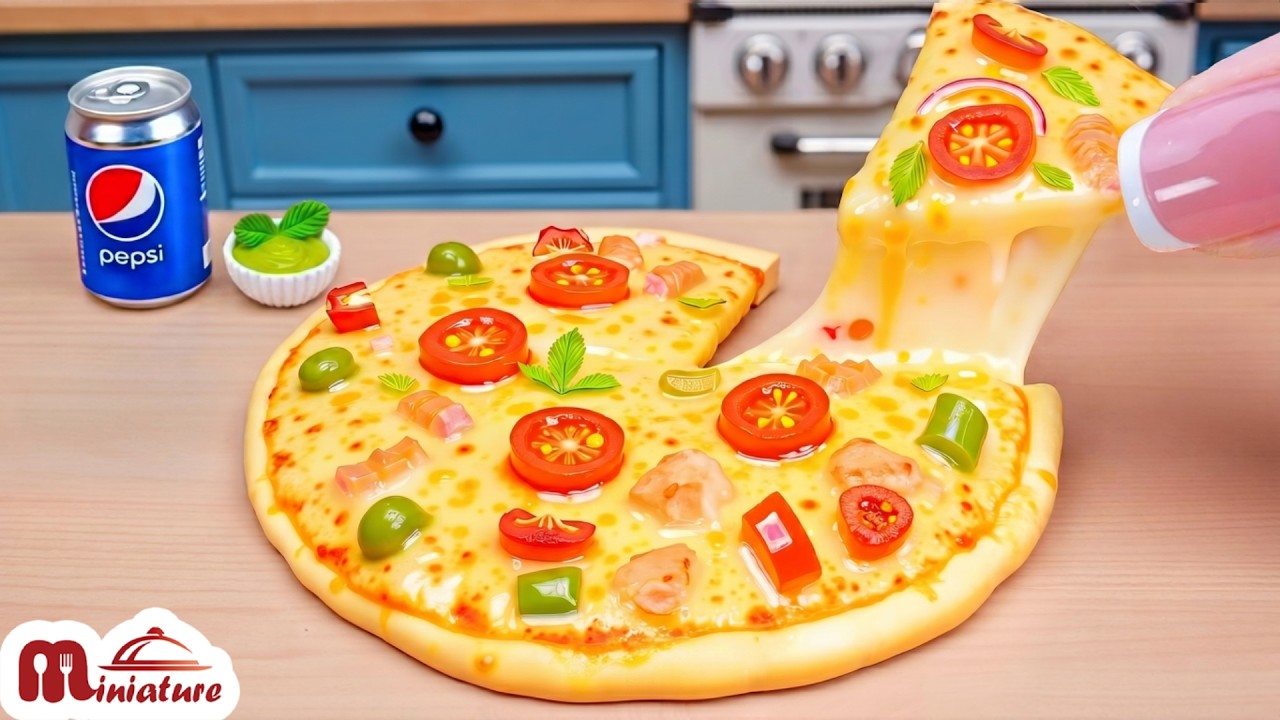 🧀 So Tasty Mini Double Cheese Pizza Making Ideas | ASMR Cooking Mini Food