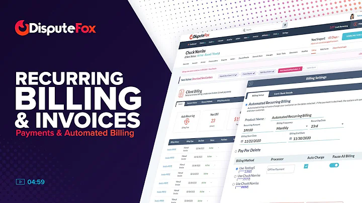 How to Setup Automated Recurring Billing and One-Off Invoices