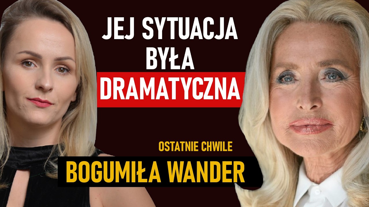 Zmarła Bogumiła Wander. Tragiczna sytuacja prezenterki trwała przez lata 