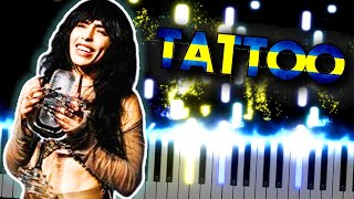 Loreen - Tattoo - Piano Tutorial (ESC Winner 2023)