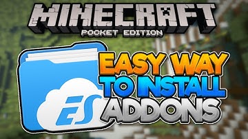 (Android) EASIEST WAY! - New Way To Install Addons MCPE 0.16.0 ! - Minecraft PE (Pocket Edition)