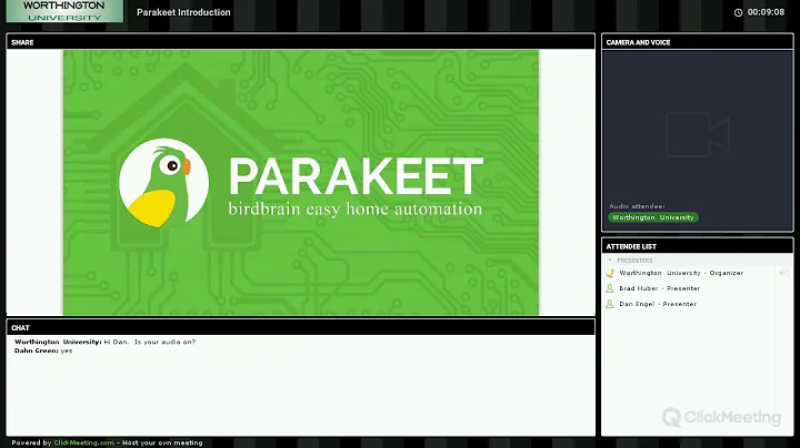 Webinar:  Introduction to Parakeet