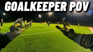 What it's like to be a Goalkeeper - CHEST CAM GOALKEEPING!