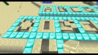 Minecraft 3x3 Horizontal Text