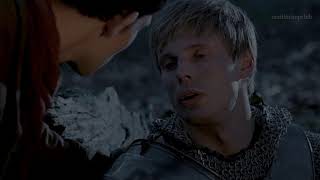 Merlin tells Arthur he loves him