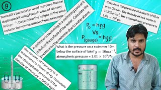 Absolute pressure | gauge pressure | mercury barometer #physics #numericals #jee #cet #neet 