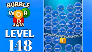 Bubble Word Jam Level 148 Full Walkthrough Solution