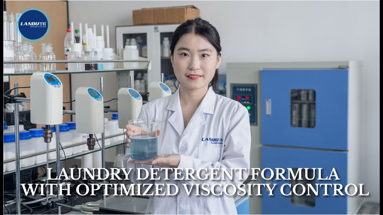 Laundry Detergent Formula with Optimized Viscosity Control