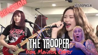 THEYT ARE SOOOO GOOD!!!! Official REACTION to: IRON MAIDEN / The Trooper [Cover by NEMOPHILA]