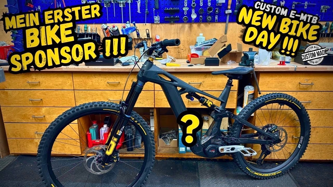 Ich habe meinen ersten Bike Sponsor 🤩 ! New Bike Day ! Mein neues Custom E-MTB für 2026 !