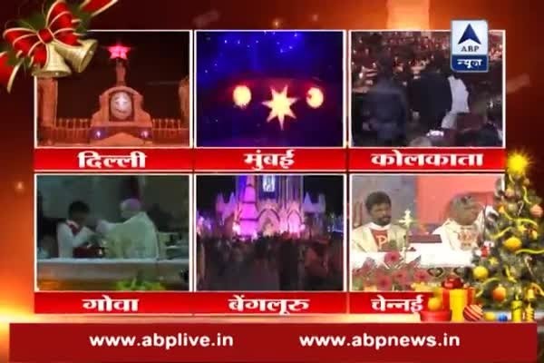 Merry Christmas! Celebratory visuals from various cities