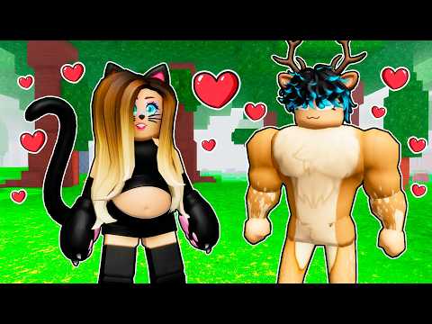 La GATA y el CIERVO tienen un BEBÉ en Roblox