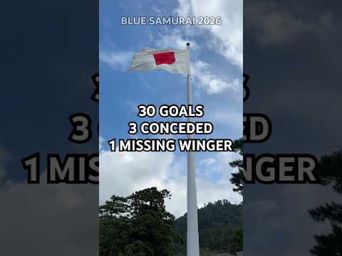 Japan scored 30 goals. Conceded 3. Then Mitoma hamstring happened