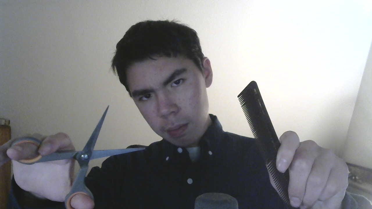 ASMR classic haircut